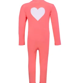 Petit Crabe Badeheldragt - Lou - UV50+ - Tropicana m. Hjerte