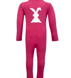 Petit Crabe Badeheldragt - Lou - UV50+ - Mulberry m. Kanin