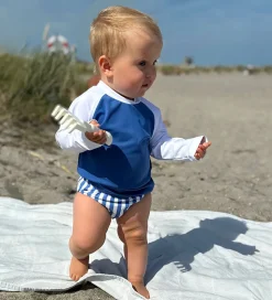 Petit Crabe Blebadebukser - Leo - UV50+ - Vertical Stripes