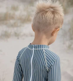 Petit Piao Badeheldragt - Blue Mirage/Off White