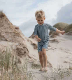 Petit Piao Badeheldragt - Blue Mirage/Off White