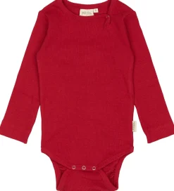 Petit Piao Body l/æ - Rib - Modal - Jet Red
