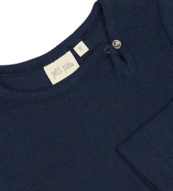 Petit Piao Body l/æ - Rib - Modal - Dress Blues