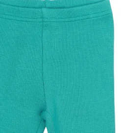 Petit Piao Leggings - Rib - Modal - Turquiose