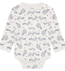 Pippi Baby Bodyer l/æ - 4-pak - Rainy Day