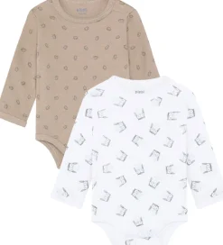 Pippi Baby Bodyer l/æ - 4-pak - Rainy Day