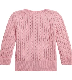Polo Ralph Lauren Cardigan - Strik - Tickled Pink m. Blomster