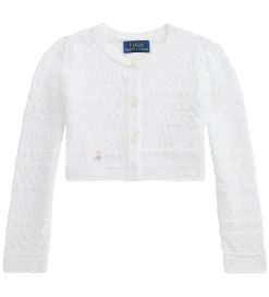 Polo Ralph Lauren Cardigan - Cropped - Strik - Classics I - Hvid