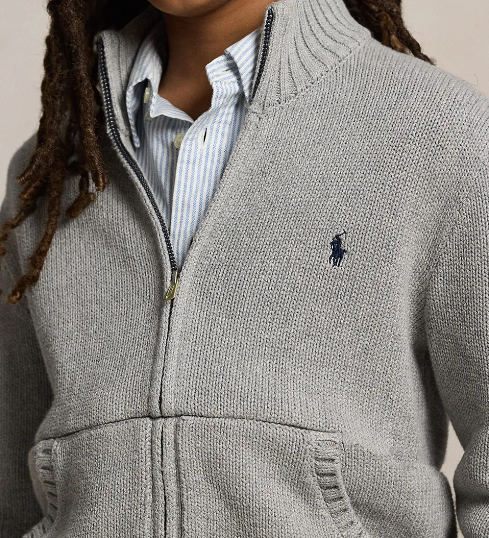 Polo Ralph Lauren Cardigan - Strik - Andover Heather