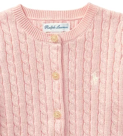 Polo Ralph Lauren Cardigan - Strik - Core Replen - Rosa