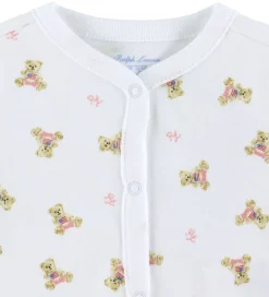 Polo Ralph Lauren Heldragt - Hvid/Pink m. Bamser