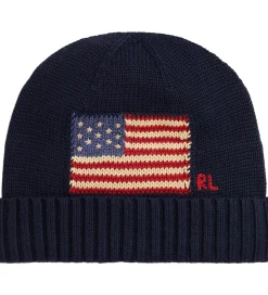 Polo Ralph Lauren Hue - Strik - Hunter Navy m. Flag