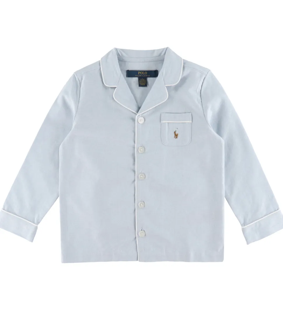 Polo Ralph Lauren Nattøj - Oxford - Polo Blue Hyacinth