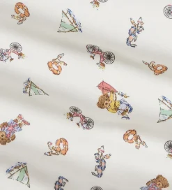 Polo Ralph Lauren Sommerdragt - Hvid m. Sommerprint