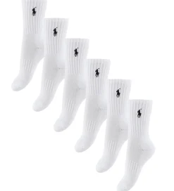 Polo Ralph Lauren Strømper - 6- pak - Hvid m. Navy