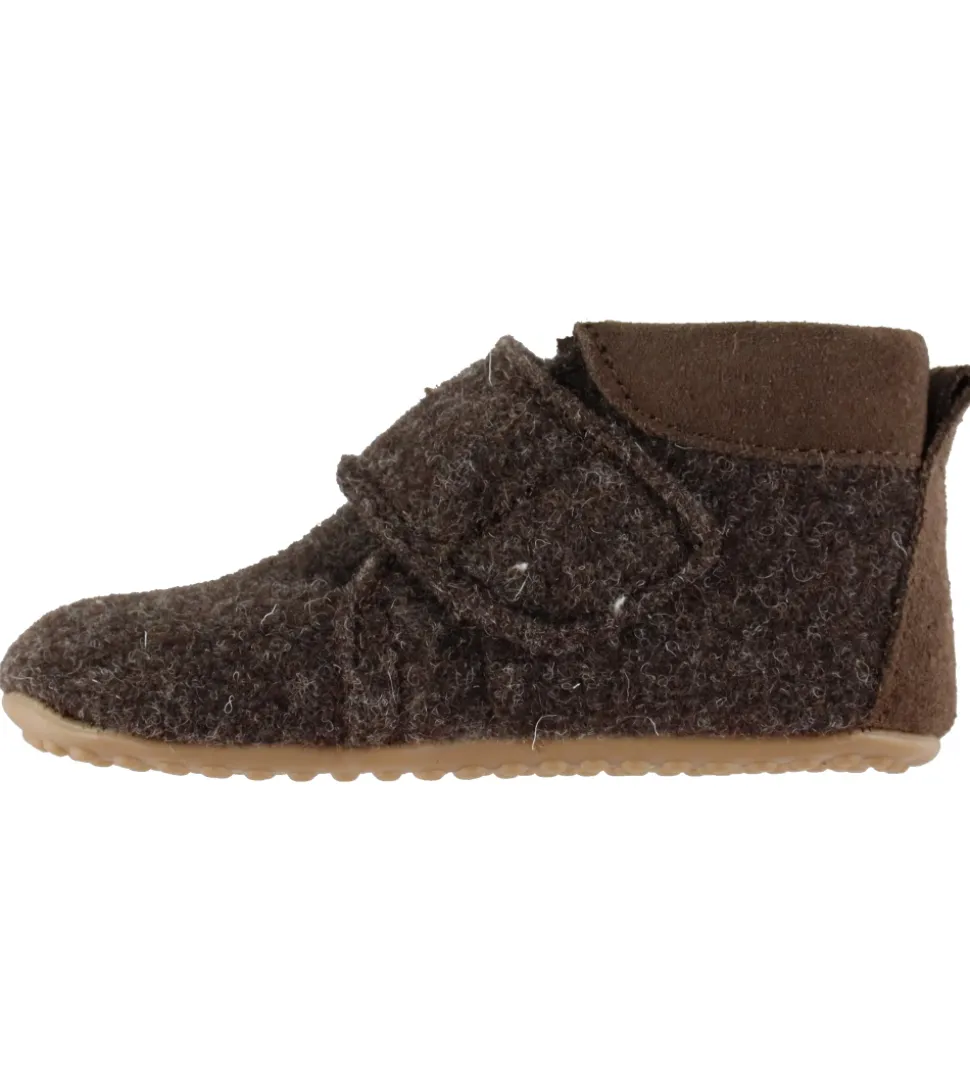 Pom Pom Hjemmesko - Uld - Brun