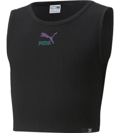 Puma Top - Classic GRL Cropped - Sort