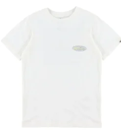 Quiksilver T-shirt - Evo Border Lines - Snow White