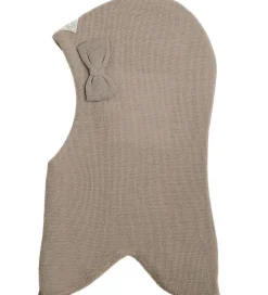 Racing Kids Elefanthue - Uld/Bomuld - 2-lags - Havre m. Sløjfe