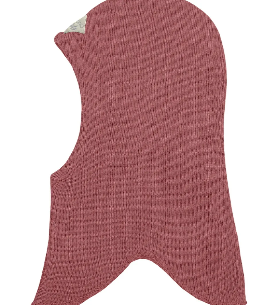 Racing Kids Elefanthue - Uld/Bomuld - 2-lags - Warm Dusty Rose