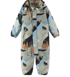 Reima Flyverdragt - Puhuri - Earthy Beige m. Print