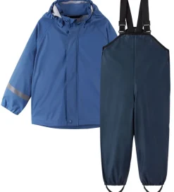Reima Regntøj m. Seler - Tihku - PU - Denim Blue