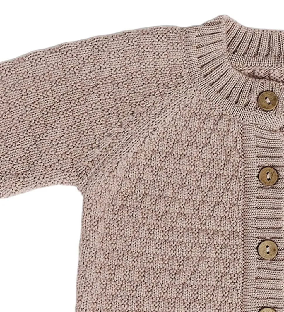 Smallstuff Cardigan - Uld - Powder
