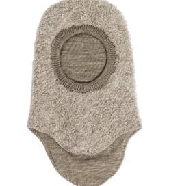 SMallstuff Elefanthue - 2 lags - Uld - Natur Meleret