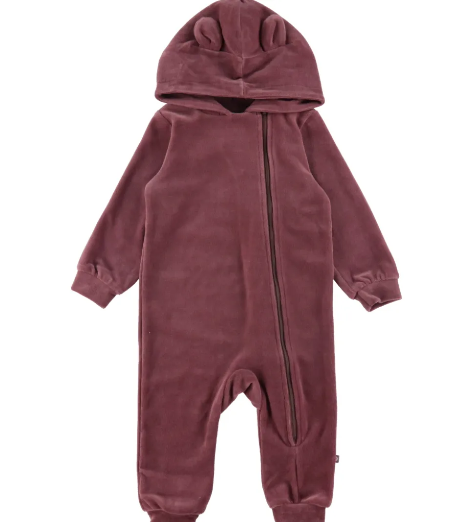 Smallstuff Heldragt - Velour - Dark Rose