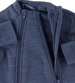 Smallstuff Køredragt m. Lynlåse - Uld - Demin Melange