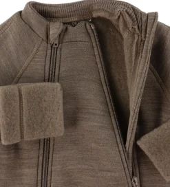 Smallstuff Køredragt m. Lynlåse - Uld - Nature