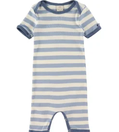 Smallstuff Sommerdragt - Striped - Denim/White