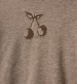 Sofie Schnoor Bluse - Strik - Uld - Ursask - Brown Melange