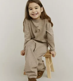 Sofie Schnoor Bluse - Strik - Uld - Ursask - Brown Melange