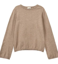 Sofie Schnoor Bluse - Uld - Strik - Vivosy - Deer Melange