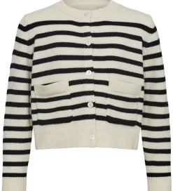 Sofie Schnoor Cardigan - Strik - Off White m. Striber