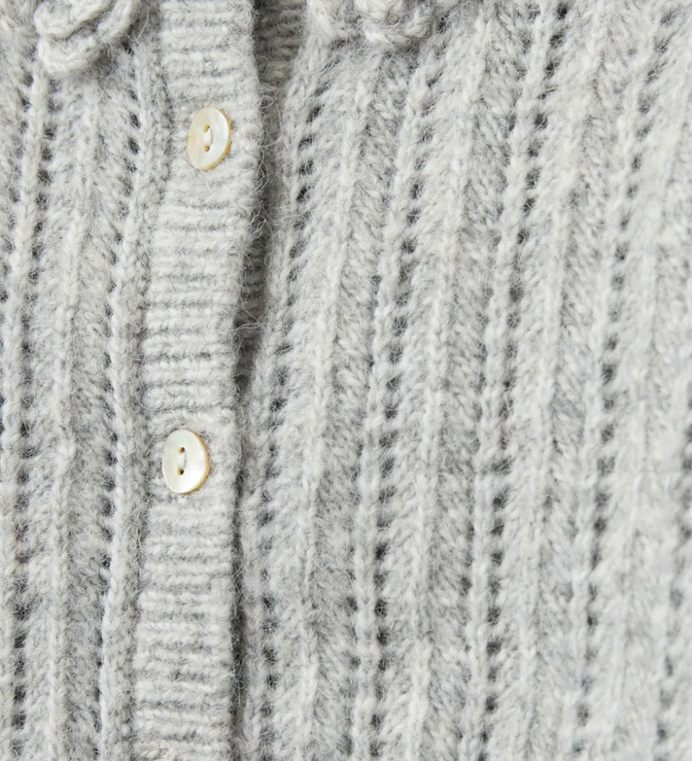 Sofie Schnoor Cardigan - Strik - Hennysb - Grey Melange m. Hulmø
