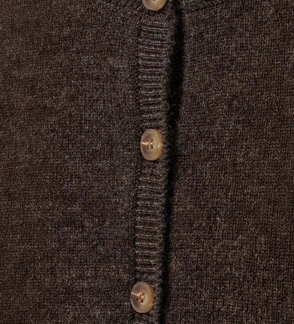 Sofie Schnoor Cardigan - Strik - Uld - Cisse - Brown Fudge