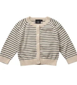 Sofie Schnoor Cardigan - Strik - Oslo - Off White Striped