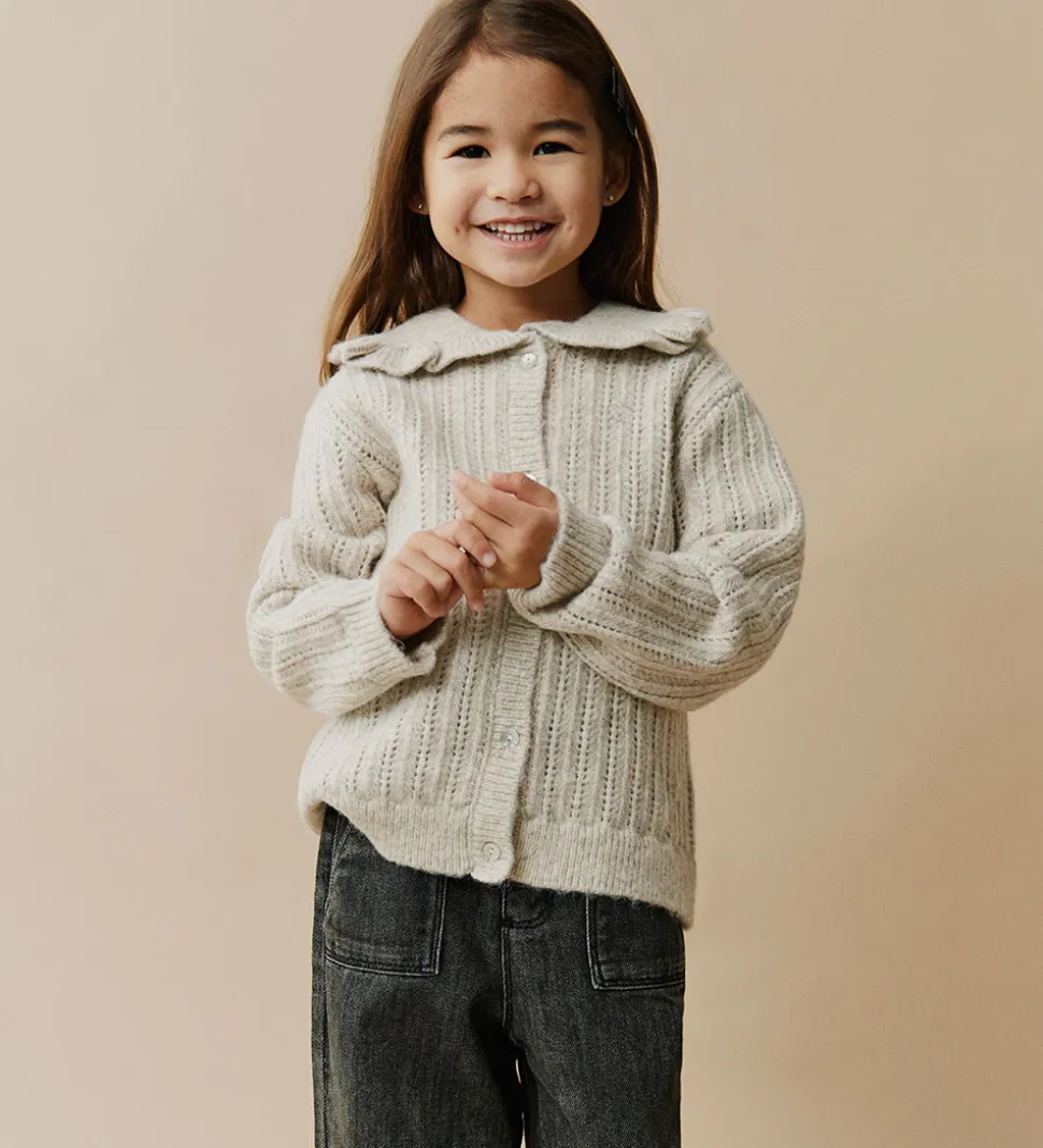 Sofie Schnoor Cardigan - Strik - Hennysk - Ecru Melange