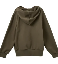 Sofie Schnoor Girls Hættetrøje - Simona - Crocodile Green m. Pri