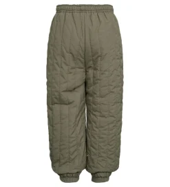 Sofie Schnoor Termobukser m. Fleece - Vitos - Kaki Gree