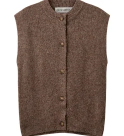 Sofie Schnoor Vest - Strik - MagSY - Brown Melange