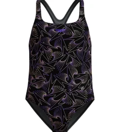 Speedo Badedragt - HyperBoom Allover Medalist - Sort/Fersken