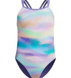 Speedo Badedragt - Printed Twinstrap - Lilla/Grøn/Orange