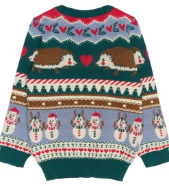 The New Bluse - Strik - TnstHoliday Jacquard - Multifarvet