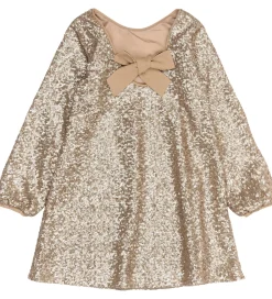 The New Kjole - TnRupa - Guld m. Palietter