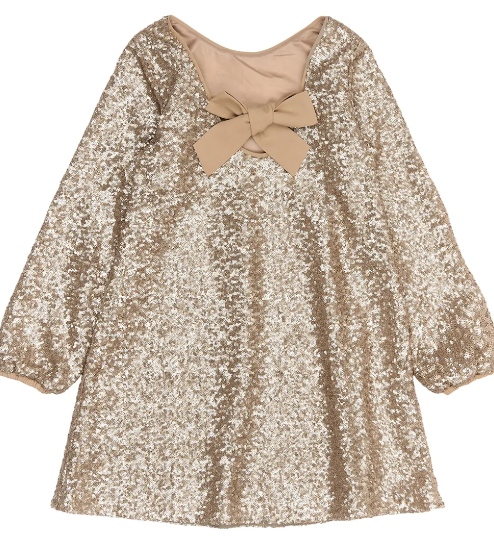 The New Kjole - TnRupa - Guld m. Palietter