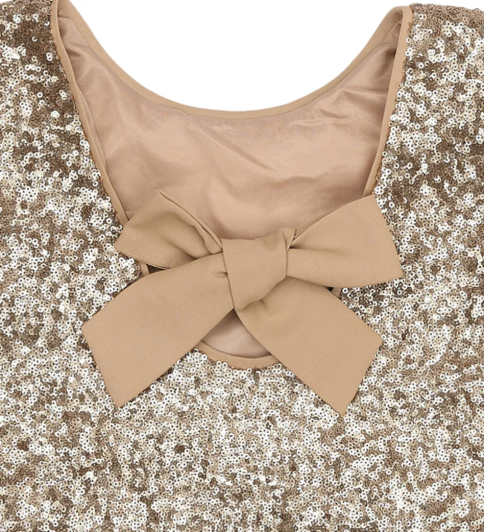 The New Kjole - TnRupa - Guld m. Palietter