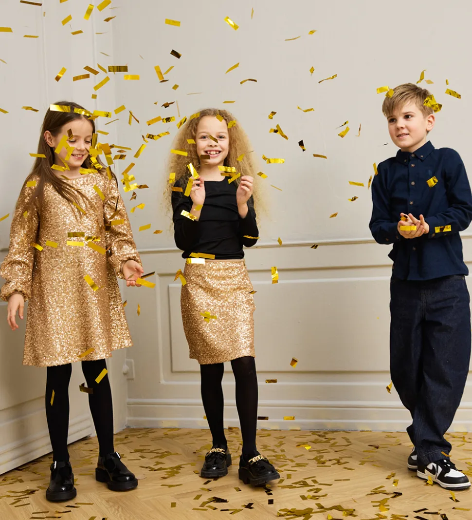 The New Kjole - TnRupa - Guld m. Palietter